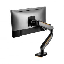 Giá Treo Màn Hình Human Motion T9 PRO II RGB Màu Xám (Kích cỡ màn 17-43inch, Gắn bằng kẹp hoặc khoan lỗ, Trọng lượng màn tối đa 18kg)