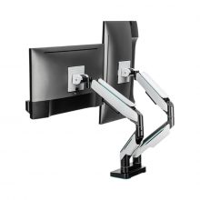 Giá Treo Màn Hình Đôi HUMAN MOTION T9 PRO II DUAL (Màu trắng, 17-43 inch, Trọng Lượng tối đa 18kg+18kG)