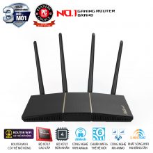 Router WiFi Asus RT-AX57 (AX 3000Mbps, WiFi 6, 2 băng tần, AiMesh, MU-MIMO)