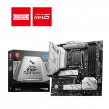 Mainboard MSI MAG B760M MORTAR II (LGA1700, 4x DDR5, HDMI, Displayport, M.2 PCIe 4.0)