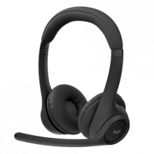 Tai nghe không dây On-ear Logitech ZONE 300 Graphite (981-001408) (Bluetooth 5.3, Mic xoay, Pin 20 giờ)