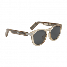 Kính mát nghe nhạc JBL Soundgear Frames Round Amber (Gọng tròn, Bluetooth 5.2, Pin 8 giờ, IP54)