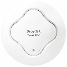 Bộ Phát Wifi Draytek VigorAP 912C (AC1200, 2 băng tần, 2 anten ngầm, Mesh, Ốp trần)
