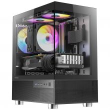 Vỏ case Antec CX200M Basic 3F Black (m-ATX, Sẵn 3 fan RGB, Max 5 fan)