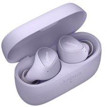 Tai nghe không dây Jabra Elite 4 TWS Màu tím - Chính hãng- Pin 7h, chống nước IP57, chống ồn chủ động, Google Fast Pair,  Công nghệ Mono Mode