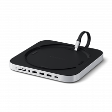 Đế Kiêm Hub Chuyển Đổi Satechi Cho Mac Mini/Studio 6in1, Tích Hợp Box NVMe (ST-GMMSHS)