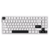 Bàn Phím Cơ Không Dây Vỏ Nhôm LEOBOG Hi86 Trắng Đen - Nimbus V3 switch (3 mode, PBT Keycap, Gasket Mount, Hotswap, Led RGB)