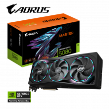 Card màn hình VGA Gigabyte AORUS GeForce RTX 5080 MASTER 16G GDDR7 (GV-N5080AORUS M-16GD)