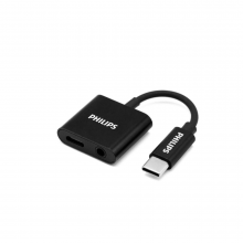Đầu Chuyển OTG USB-C Sang USB-C Và 3.5 AUDIO PHILIPS SWA3021 (Chiều Dài 15cm)