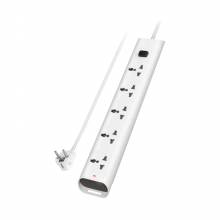 Ổ Cắm Điện Philips CHP2452WB (Dài 3M, Công Suất 2500W)