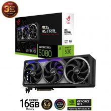 Card màn hình VGA ASUS ROG Astral GeForce RTX 5080 16GB GDDR7 (ROG-ASTRAL-RTX5080-16G-GAMING)