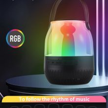 Loa di động KISONLI LP-6S, 8W, có thể dùng làm đèn led chiếu sáng