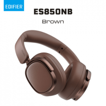 Tai nghe không dây chất lượng cao EDIFIER ES850NB, có chống ồn, màu Nâu, Hi-Res Audio và Hi-Res Audio Wireless.