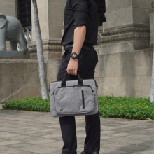 TÚI ĐEO CHÉO LAPTOP 14 INCH DAISON URBAN SHOULDER BAG MÀU XÁM