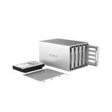 Hộp Đựng Ổ Cứng HDD 3.5inch 5 Khe Cắm SATA 3 ORICO WS500RU3 (5X16TB, USB-B 3.0, WH)