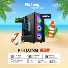 PC Phi Long Esport Gaming - i5 12400F / RTX 3060 12G / RAM 16GB / SSD 512GB / PSU 550W  - Powered By ASUS