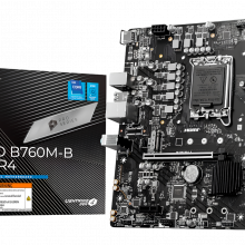 Mainboard MSI PRO B760M-B DDR4 (LGA 1700, 2x DDR4, HDMI, M.2 PCIe 4.0, m-ATX)