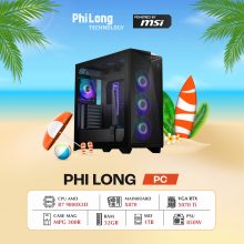 PC Phi Long AAA Master - Ryzen 7 9800X3D / RAM 32GB / SSD 1TB / RTX 5070 Ti / Tản I360 - Powered By MSI