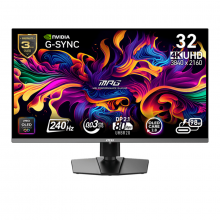 Màn Hình Game MSI MPG 31.5 inch 4K 322URX QD-OLED (QD OLED, 240Hz, 0.03ms, USB-C 98W)