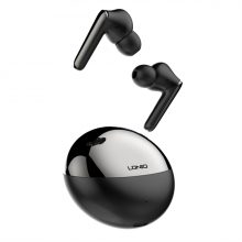 Tai Nghe Không Dây In Ear LDNIO T01 Black (Bluetooth 5.3, Kháng Nước IPX6, Pin 300mAh, Có Mic Đàm Thoại)