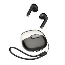 Tai Nghe Không Dây In Ear LDNIO LD-T03 Black (Bluetooth 5.3, Kháng Nước IPX6, Pin 300mAh, Có Mic Đàm Thoại)