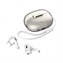 Tai Nghe Không Dây In Ear LDNIO T02 White (Bluetooth 5.3, Kháng Nước IPX6, Pin 300mAh, Có Mic Đàm Thoại)