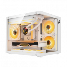 Vỏ Case Máy Tính EDRA ECS1305 White (m-ATX, No Fan, Max 7 Fan, Rad 240)