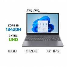 Laptop Lenovo Ideapad Slim 3 16IRH10 83K20002VN (Intel Core i5-13420H, Ram 16GB DDR5, SSD 512GB, VGA UHD Graphics, Màn Hình 16inch IPS WUXGA 60Hz, Windows 11)