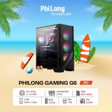 PC Phi Long Gaming G6 - i7 14700F / RTX 4060 / RAM 32GB / SSD 1TB / PSU 650W