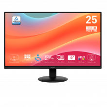 Màn Hình 24.5 inch MSI PRO MP252L(Full HD, IPS, 100Hz, 1ms, HDMI, DisplayPort)