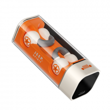 Tai Nghe Không Dây JEEP JPS EC002 Orange White (Bluetooth 5.3, Pin 300mAh, Khả Năng Chống Nước IPX5)