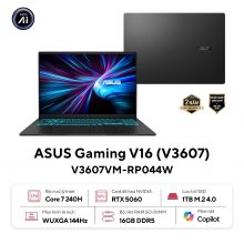 Laptop ASUS Gaming V16 V3607VM-RP044W (Intel Core 7 240H,  RAM 16GB, SSD 1TB, Màn Hình 16 inch WUXGA 144Hz, RTX 5060 8GB, Windows 11, Màu Đen)