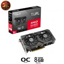 Card Màn Hình ASUS Dual Radeon RX 7600 EVO OC Edition 8GB GDDR6 (DUAL-RX7600-O8G-EVO)