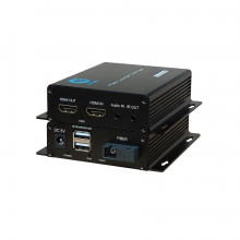 Bộ Chuyển Đổi HDMI Sang Lan (Quang) HOLINK HL-HDMI-1USB-20T/R