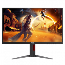 Màn Hình Gaming AOC 23.8inch 24G4H/74 (FullHD, Fast IPS, 200Hz, 0.3ms, HDMI, DisplayPort, Màu Đen)