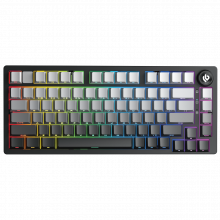 Bàn Phím Cơ Không Dây Vỏ Nhôm Leobog Hi75C PRO Xám Đen Gradient - Reaper Switch (3 mode, Gasket Mount, Hotswap)