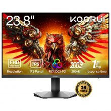Màn Hình Gaming KOORUI 23.8 inch G2411P (Full HD, IPS, 200Hz, 1ms, Delta E< 2)