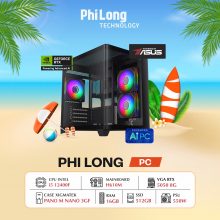 PC Phi Long Esport Gaming - i5 12400F / RTX 5050 8G / RAM 16GB / SSD 512GB / PSU 550W  - Powered By ASUS