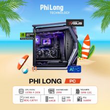PC Phi Long ROG Hyperion - U9 285K / RTX 5090 / RAM 64GB / SSD 2TB / PSU 1600W / Tản AIO 360 - Powered By ASUS