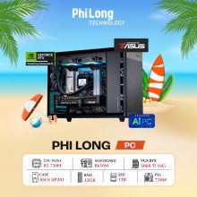 PC Phi Long AAA Gaming - R5 7500F / RTX 5060 Ti 16G / RAM 32GB / SSD 1TB / PSU 750W  - Powered By ASUS