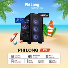 PC Phi Long Esport Gaming - R5 7600 / RX 7600 / RAM 32GB / SSD 1TB / PSU 650W  - Powered By ASUS