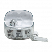 Tai Nghe True Wireless JBL Tune Beam 2 - White Ghost (Bluetooth 5.3, Chống Ồn ANC, Thời Lượng Pin 12h)