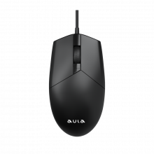 Chuột Văn Phòng Có Dây AULA AM104 Black (1200 DPI)