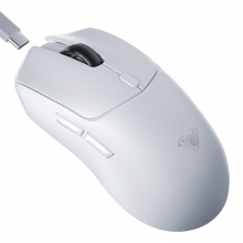 Chuột Gaming Không Dây AULA SC580X White (3 mode, 10.000 DPI, Pin sạc)