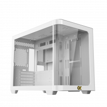 Vỏ case Xigmatek ALPHA PANO M Arctic - EN46209 (m-ATX, Kính cong, Chưa bao gồm fan, Max 9 fan, Rad 360)