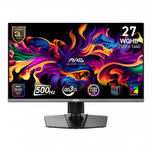 Màn Hình MSI 27inch MAG 272QP QD-OLED X50 (WQHD, QD-OLED, 500Hz, HDMI, DisplayPort, USB Type C)