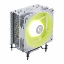 Tản Nhiệt Khí MSI MAG COREFROZR AA13 ARGB White (LGA 1851/1700, AM5/AM4, 4 ống đồng, Cao 152mm)