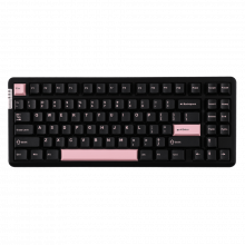 Bàn Phím Cơ Không Dây Vỏ Nhôm LEOBOG Hi86 Đen Hồng - Nimbus V3 switch (3 mode, PBT Keycap, Gasket Mount, Hotswap, Led RGB)