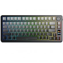 Bàn Phím Cơ Không Dây AULA S75 Pro Đen Gradient - Star Vector Switch (3 mode, Gasket mount, Hotswap, Màn TFT)