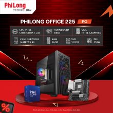 PC Phi Long Office 225 (Ultra 5 225, B860M, RAM 16GB, SSD 512GB, PSU 550W, WiFi)